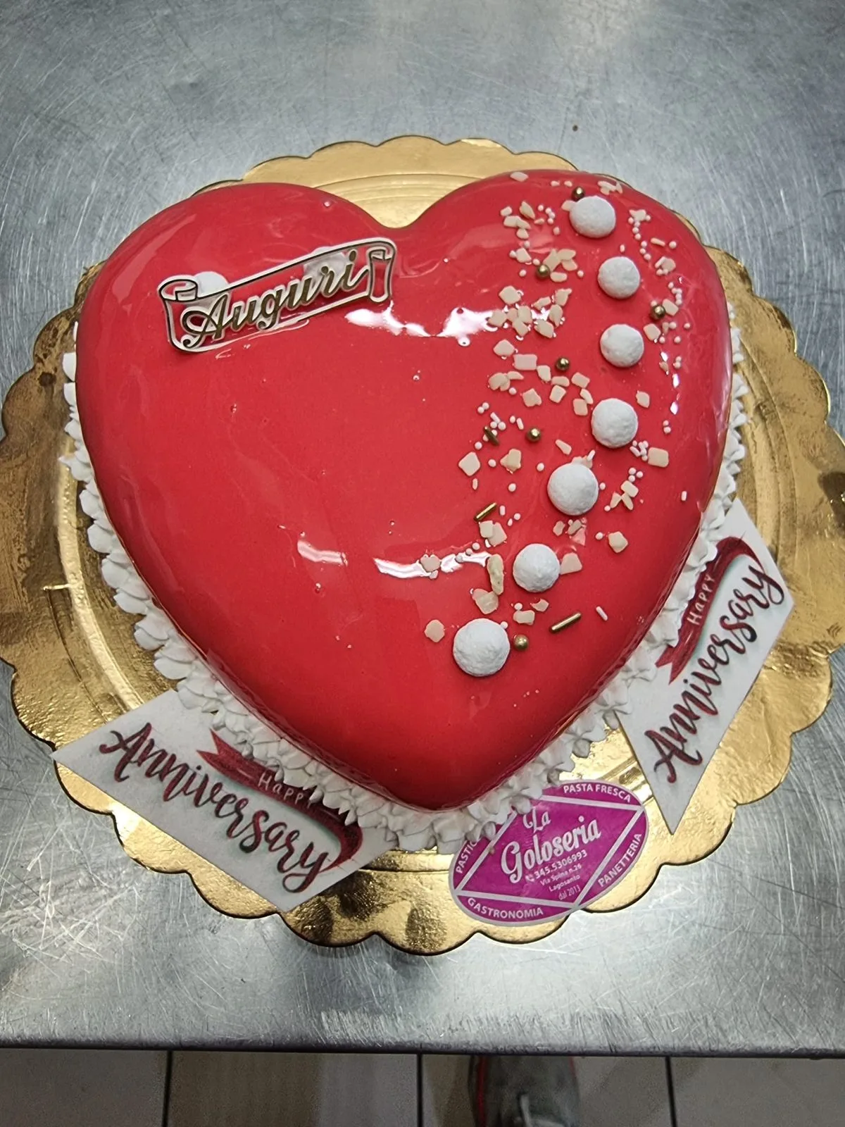 Torta matrimonio cerimonia Ferrara artigianale